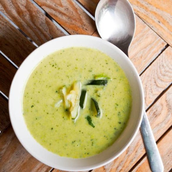 easy creamy zucchini soup recipe