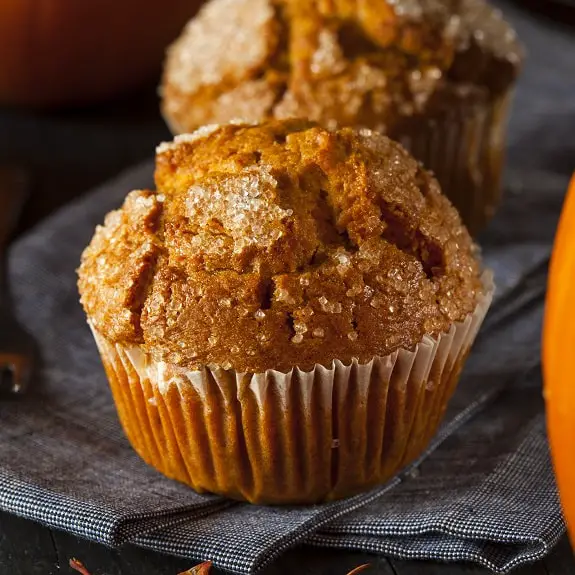 oven-baked pumpkin muffins recipe