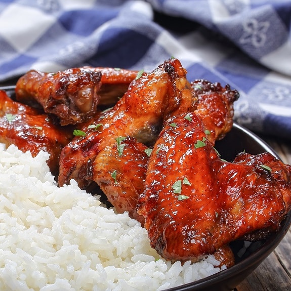 asian glazed chicken wings recipe