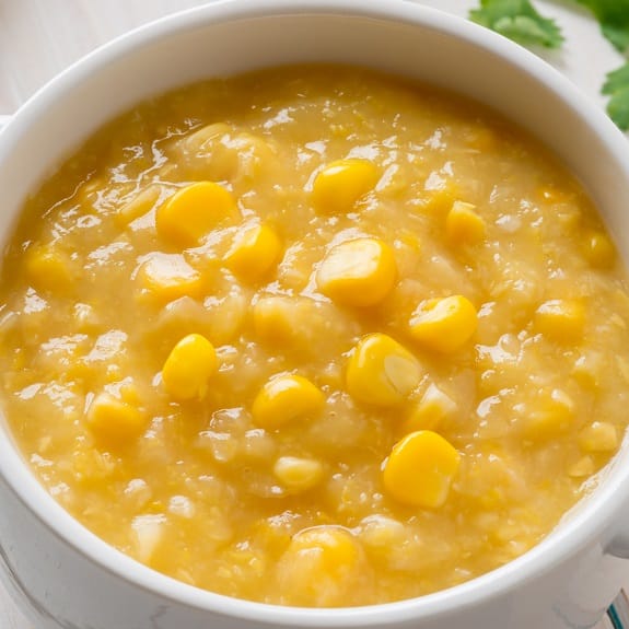 slow cooker curried corn soup recipe