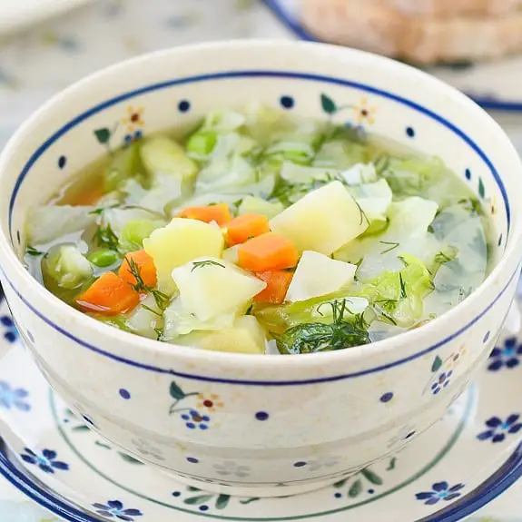 slow cooker vegetarian cabbage soup recipe