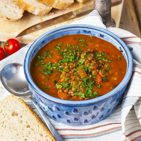 Slow Cooker Lentil-Veggie Soup recipe – MY EDIBLE FOOD