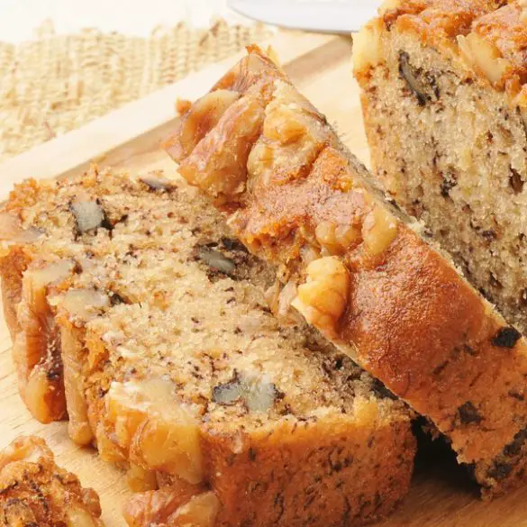 Air fryer banana bread recipe. Learn how to cook delicious and moist banana bread in an air fryer. #airfryer #dessrts #bread #banana