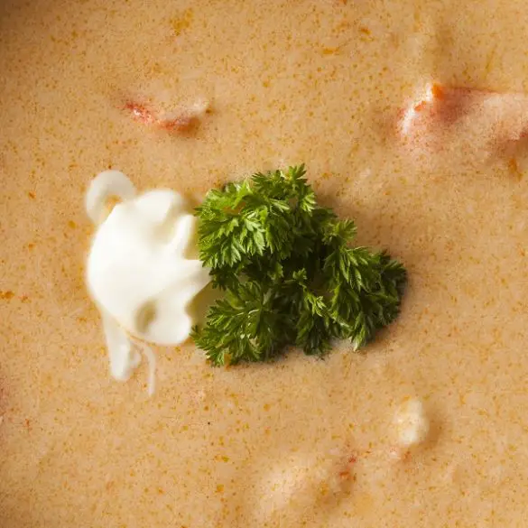 Instant pot lobster bisque recipe. This is the best recipe for lobster bisque, made in an instant pot! #pressurecooker #instantpot #soup #seafood #dinner #lobster #bisque