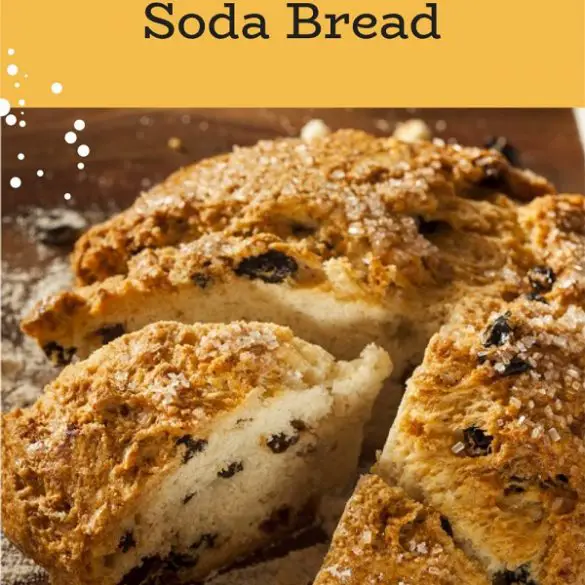 Air fryer Irish soda bread recipe. The Irish soda bread, traditionally a yeasted loaf made with buttermilk and baking soda, is a staple in most Irish households. #airfryer #bread #homemade #desserts #recipes #easy #healthy