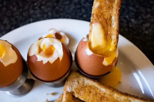 Air fryer dippy eggs and soldiers. Air Fryers are a quick and easy way to make dippy eggs and soldiers. #airfryer #eggs #breakfast #easy #healthy #delicious #homemade #recipes